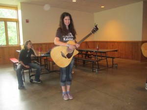 Megan is ready to rock at Hava Nashira 2013!